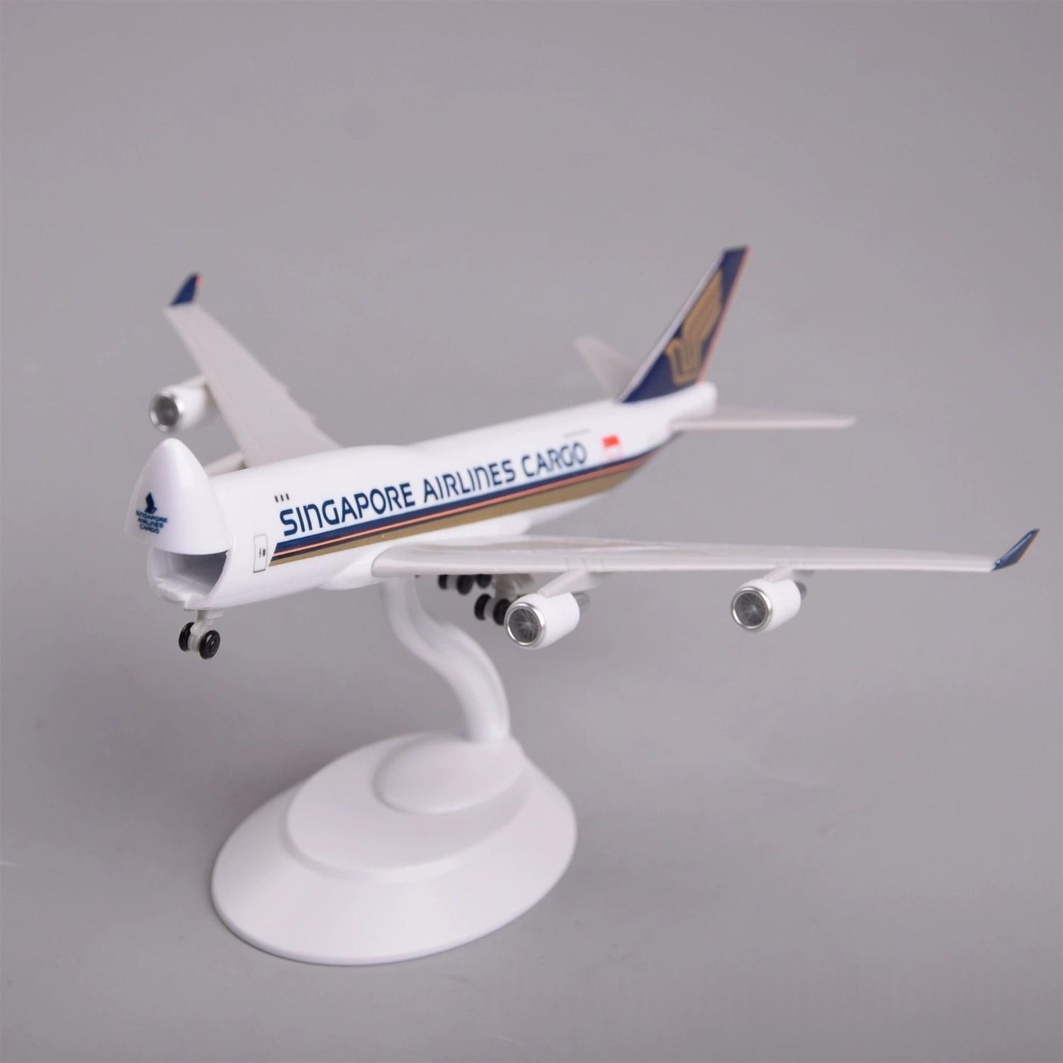 Model Kit Singapore - 20cm Plastic Model Aircraft B747-400 Singapore