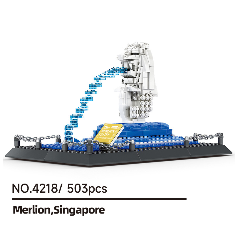 Wange Building Blocks 4218 Sin - огляд і ціна Model Kit Singapore