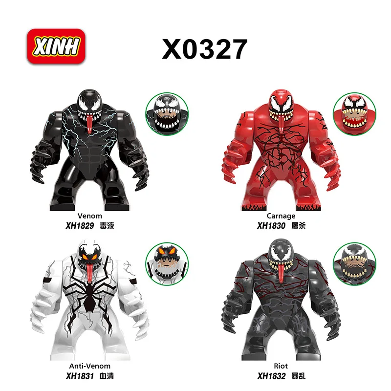 Superhero Action Doll Mini Bui - огляд і ціна Model Kit Venom
