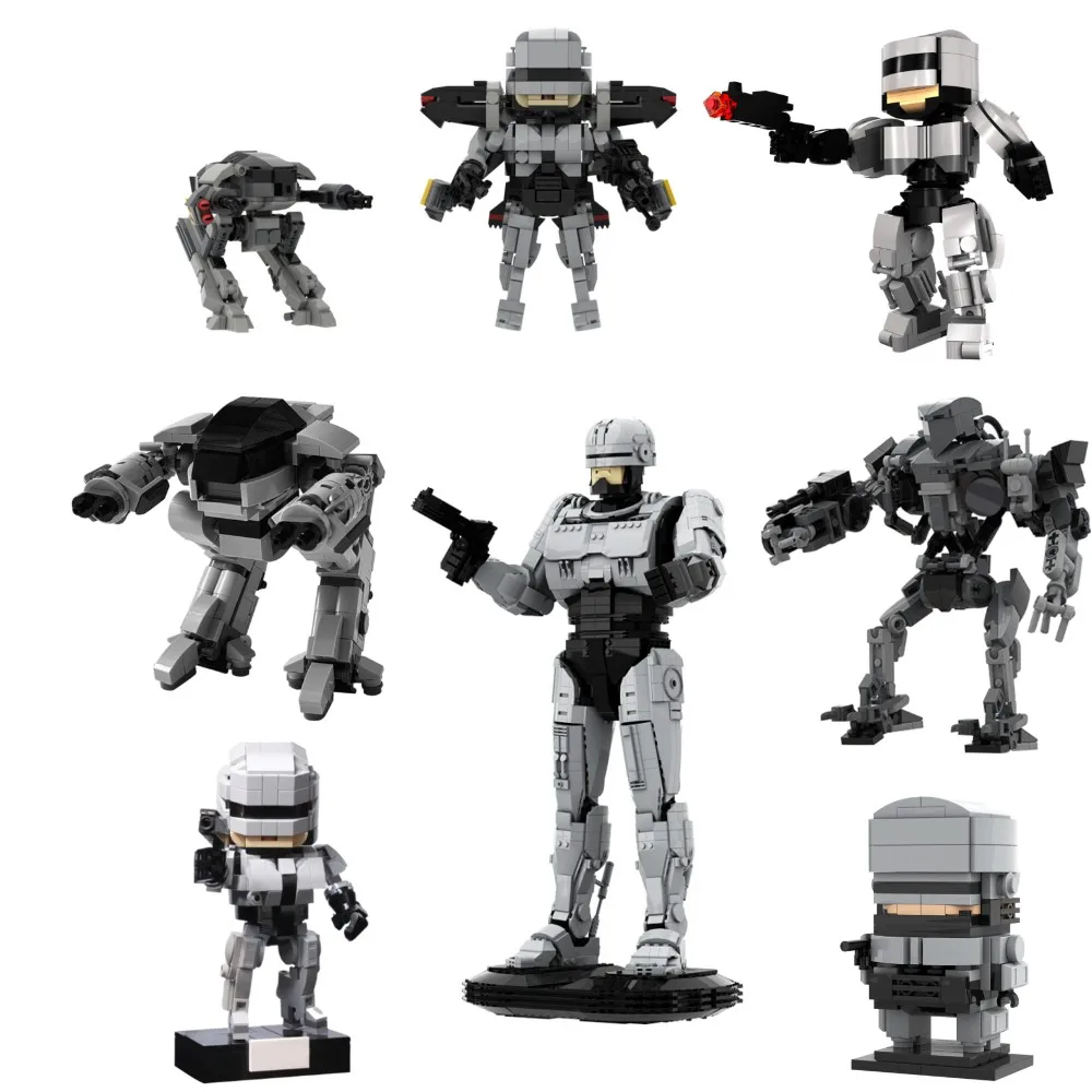 MOC Movie MechWarrior RoboCope - огляд і ціна Model Kit Robocop