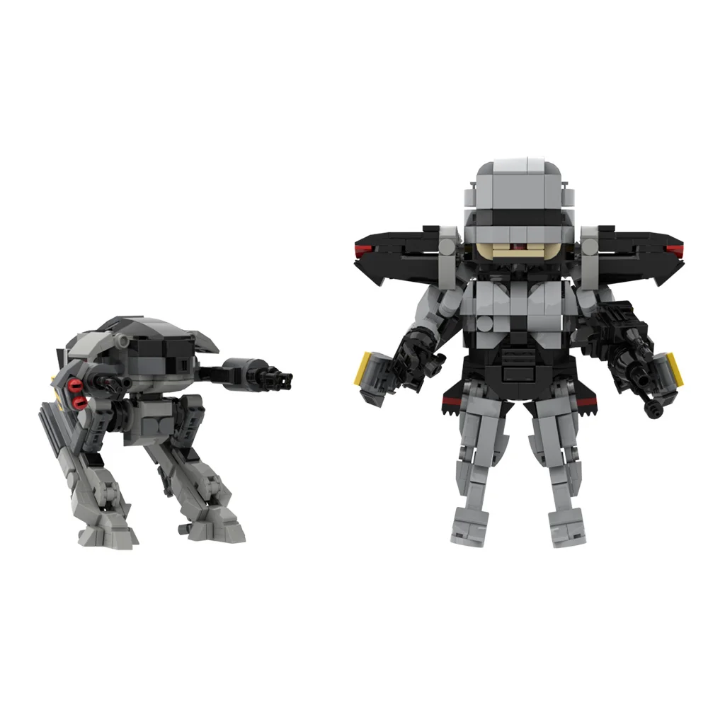 MOC Movie MechWarrior RoboCope - огляд і ціна Model Kit Robocop