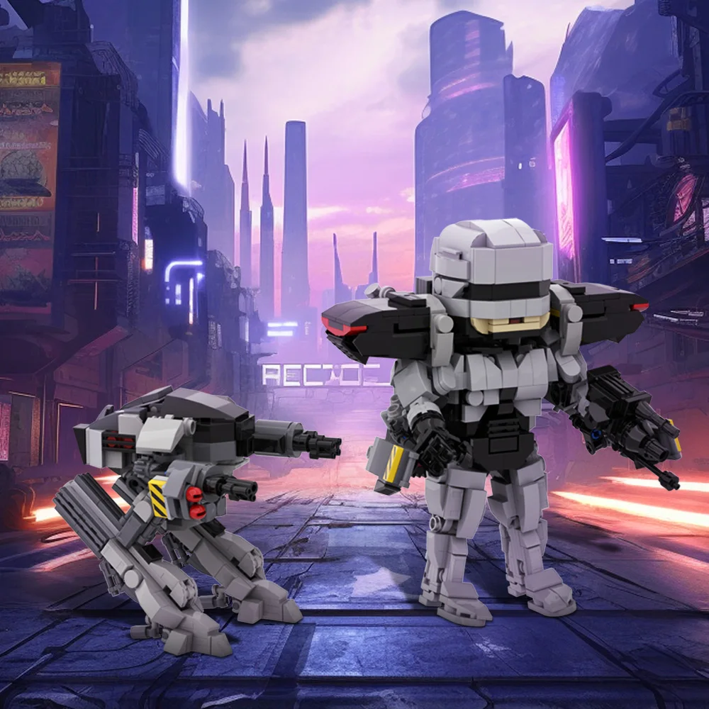 MOC Movie MechWarrior RoboCope - огляд і ціна Model Kit Robocop