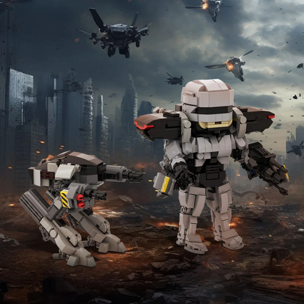 MOC Movie MechWarrior RoboCope - огляд і ціна Model Kit Robocop
