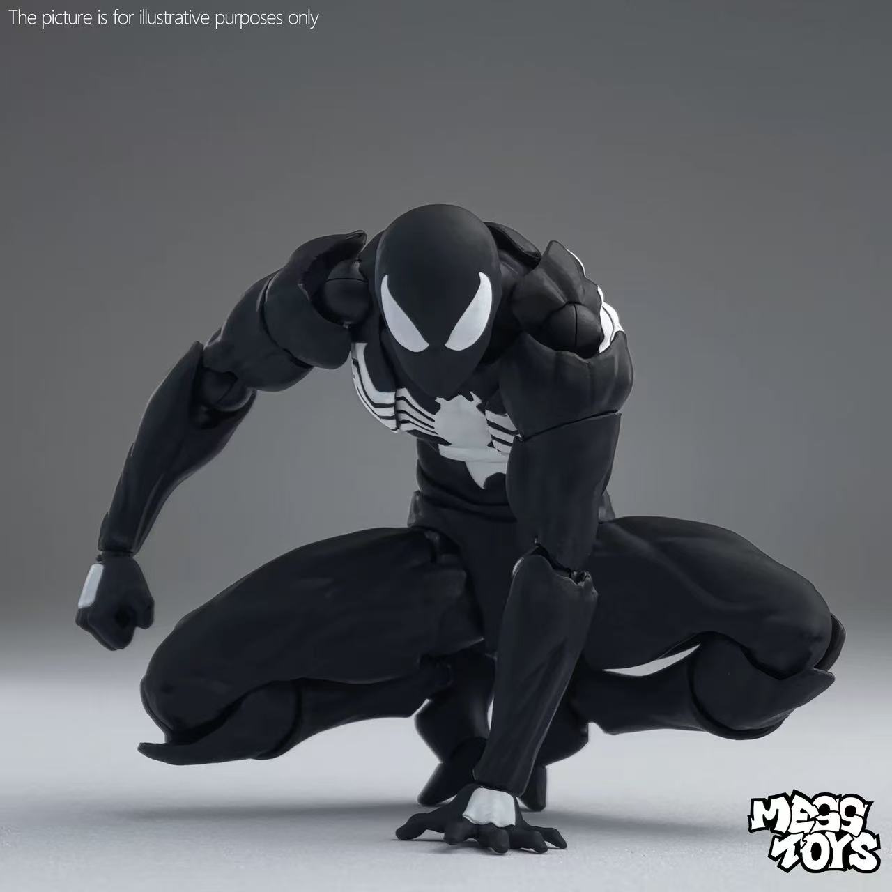 MESS TOYS Black Neighbor Symbi - огляд і ціна Model Kit Venom