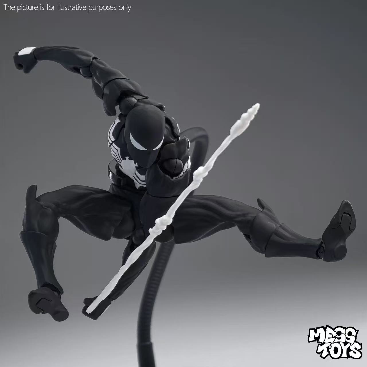 MESS TOYS Black Neighbor Symbi - огляд і ціна Model Kit Venom