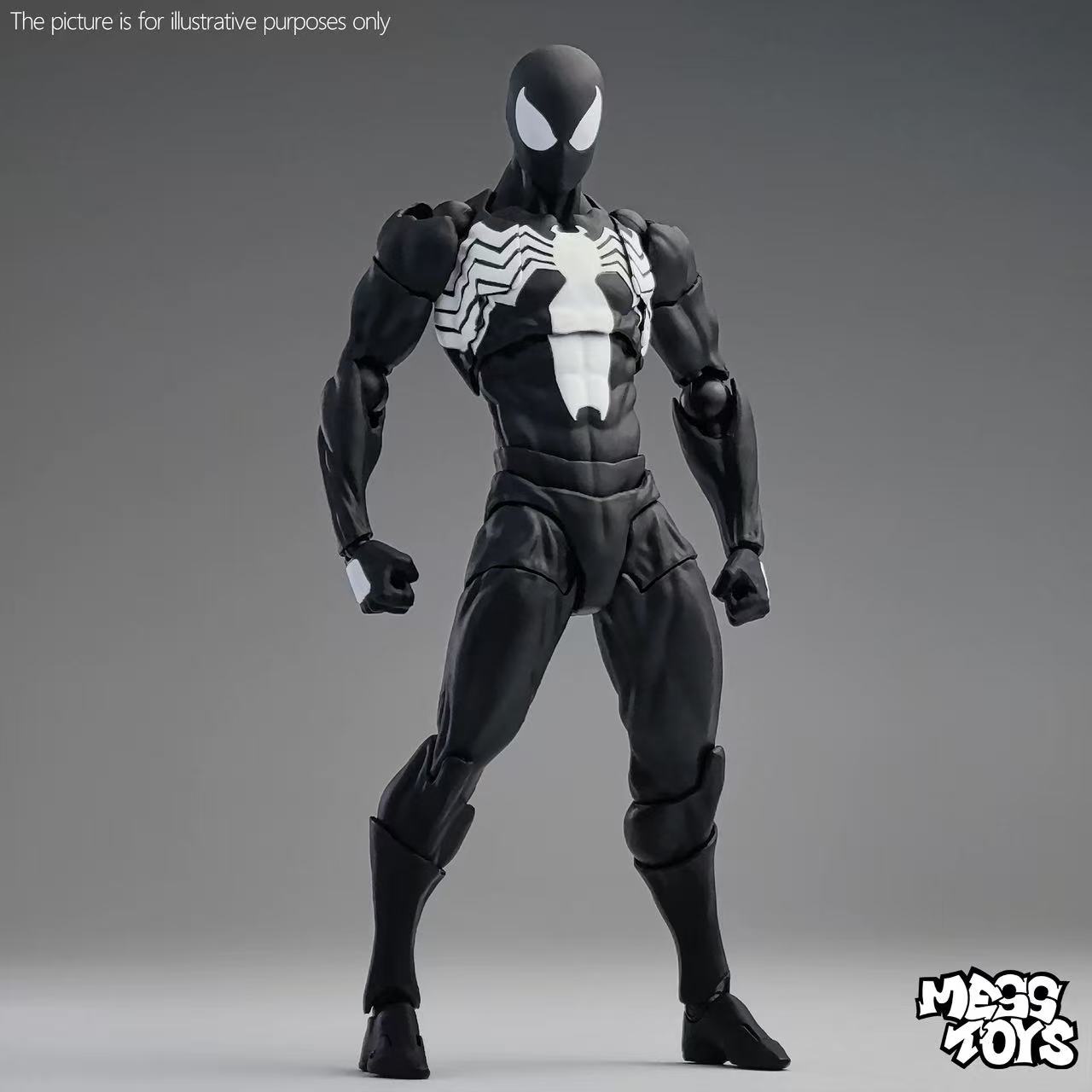 MESS TOYS Black Neighbor Symbi - огляд і ціна Model Kit Venom