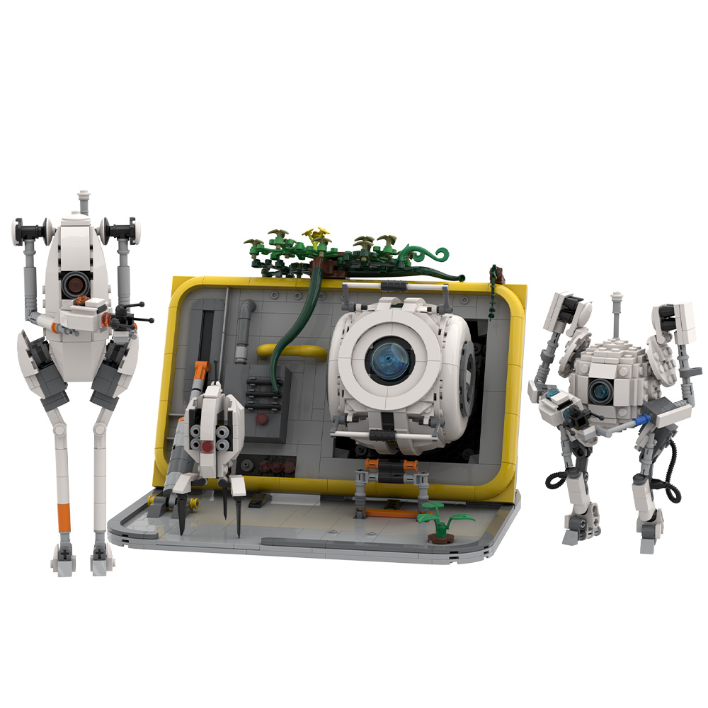 MOC Portal 2 GLaDOS Robot Buil - огляд і ціна Model Kit Robocop