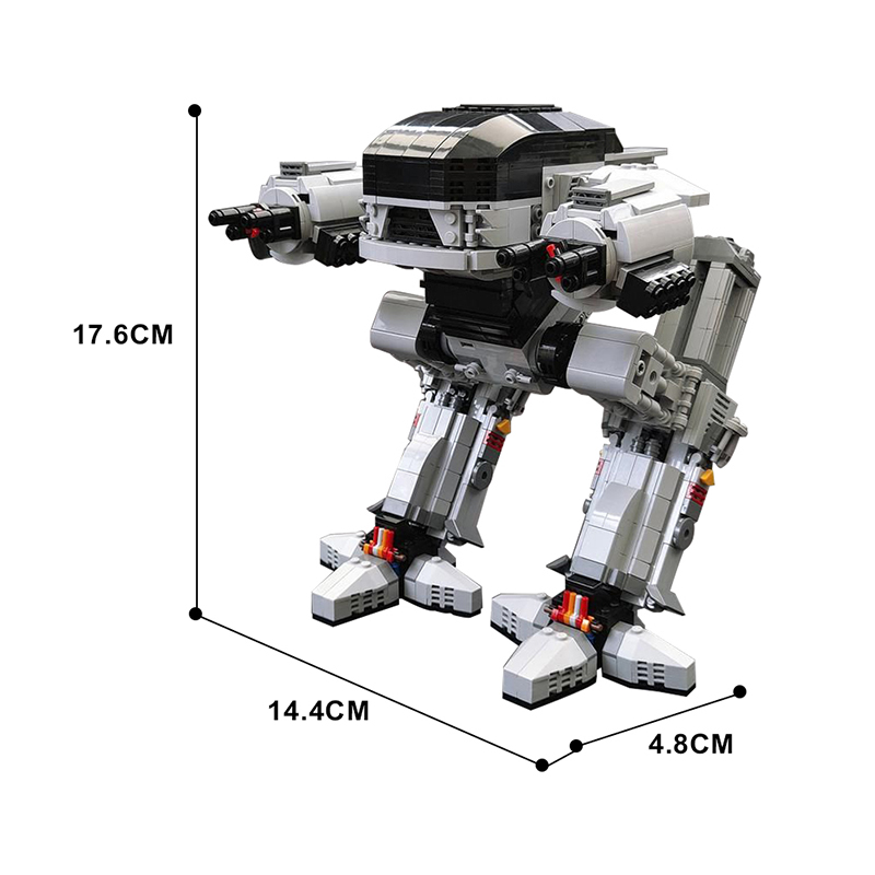 Gobricks UCS Scale ED-209 Robo - огляд і ціна Model Kit Robocop