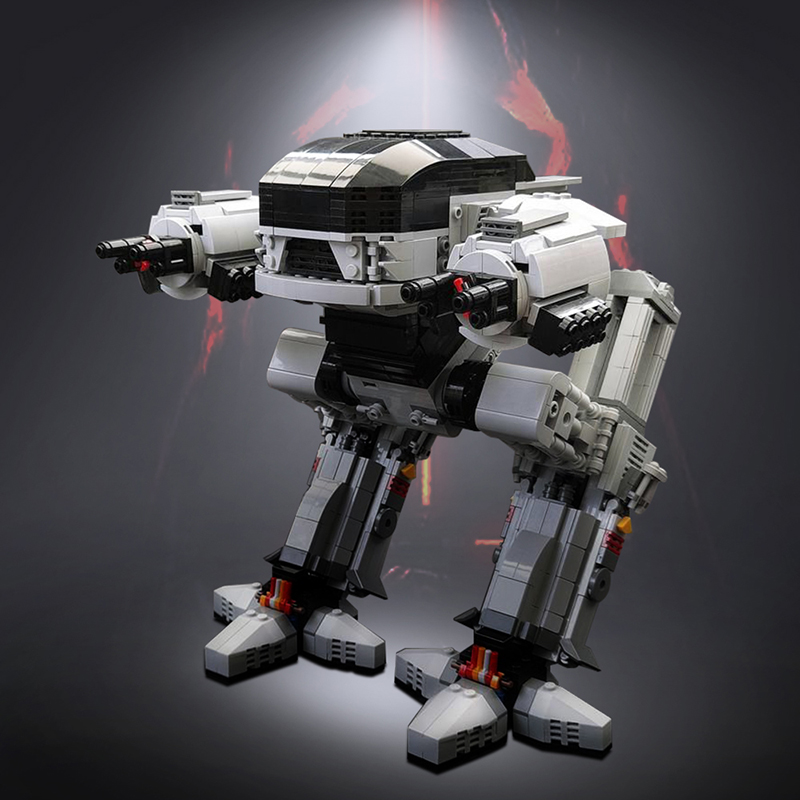 Gobricks UCS Scale ED-209 Robo - огляд і ціна Model Kit Robocop