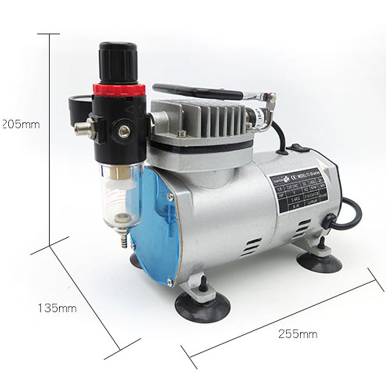 220V 110V Portable Air Compres - огляд і ціна Airbrush Compressor Kit