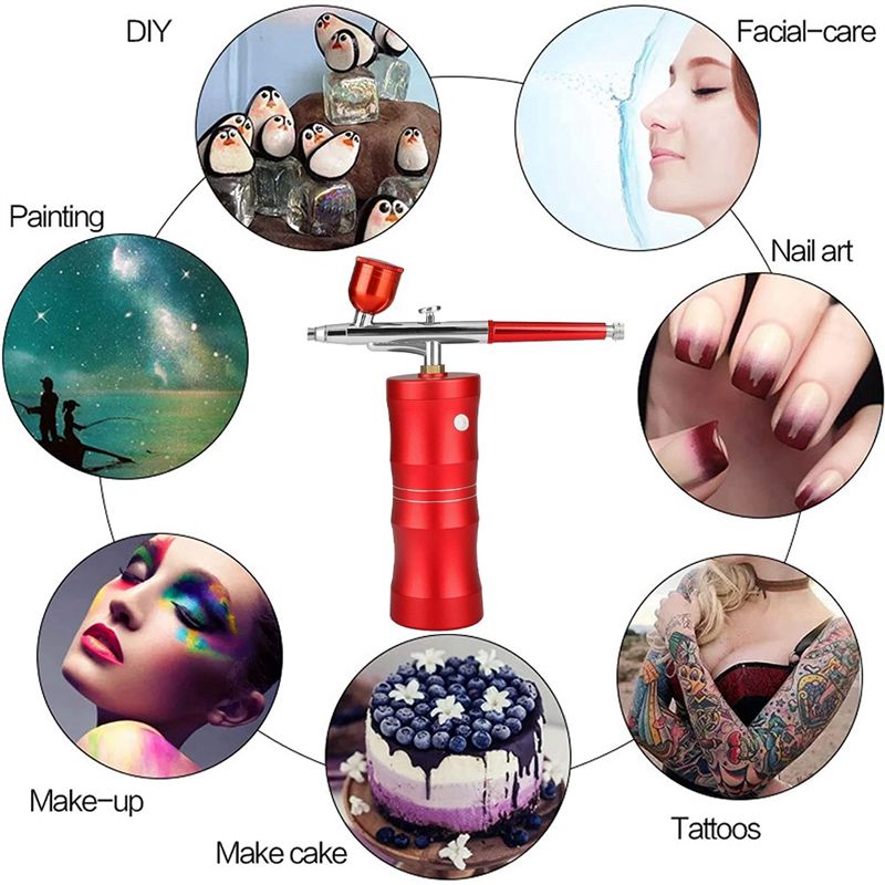 Portable Airbrush Kit With Com - огляд і ціна Airbrush Compressor Kit