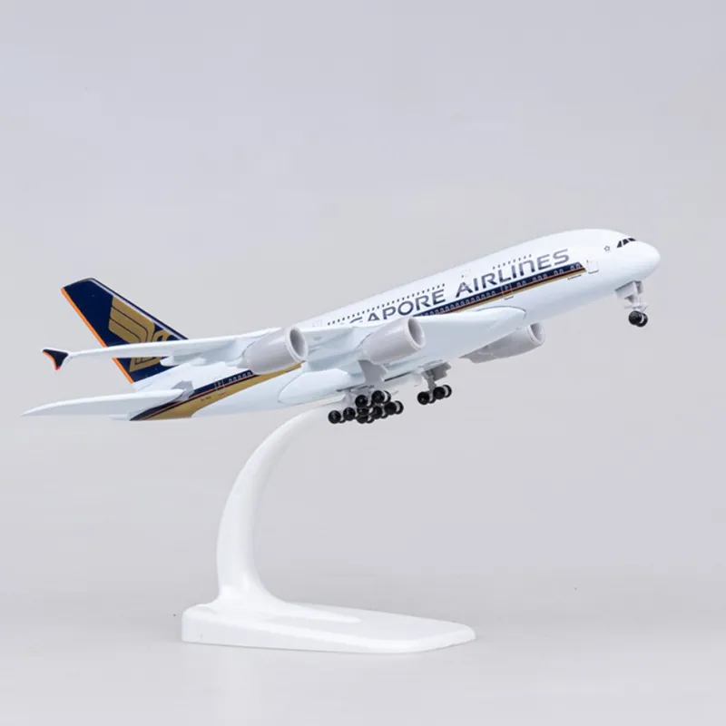 20cm Metal Plane Toy A380 Sing - огляд і ціна Model Kit Singapore