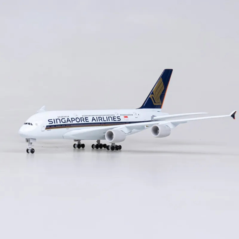 20cm Metal Plane Toy A380 Sing - огляд і ціна Model Kit Singapore