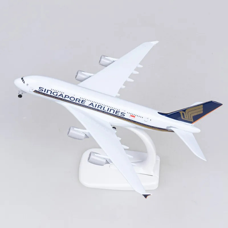 20cm Metal Plane Toy A380 Sing - огляд і ціна Model Kit Singapore