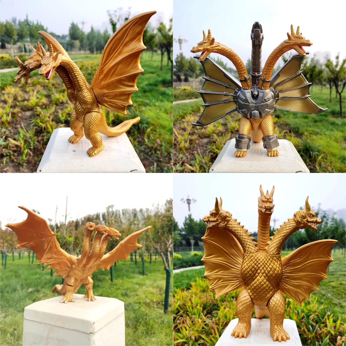 Large size three headed dragon - огляд і ціна Model Kit Vs Action Figure